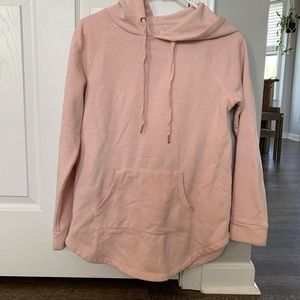 Pink tunic hoodie